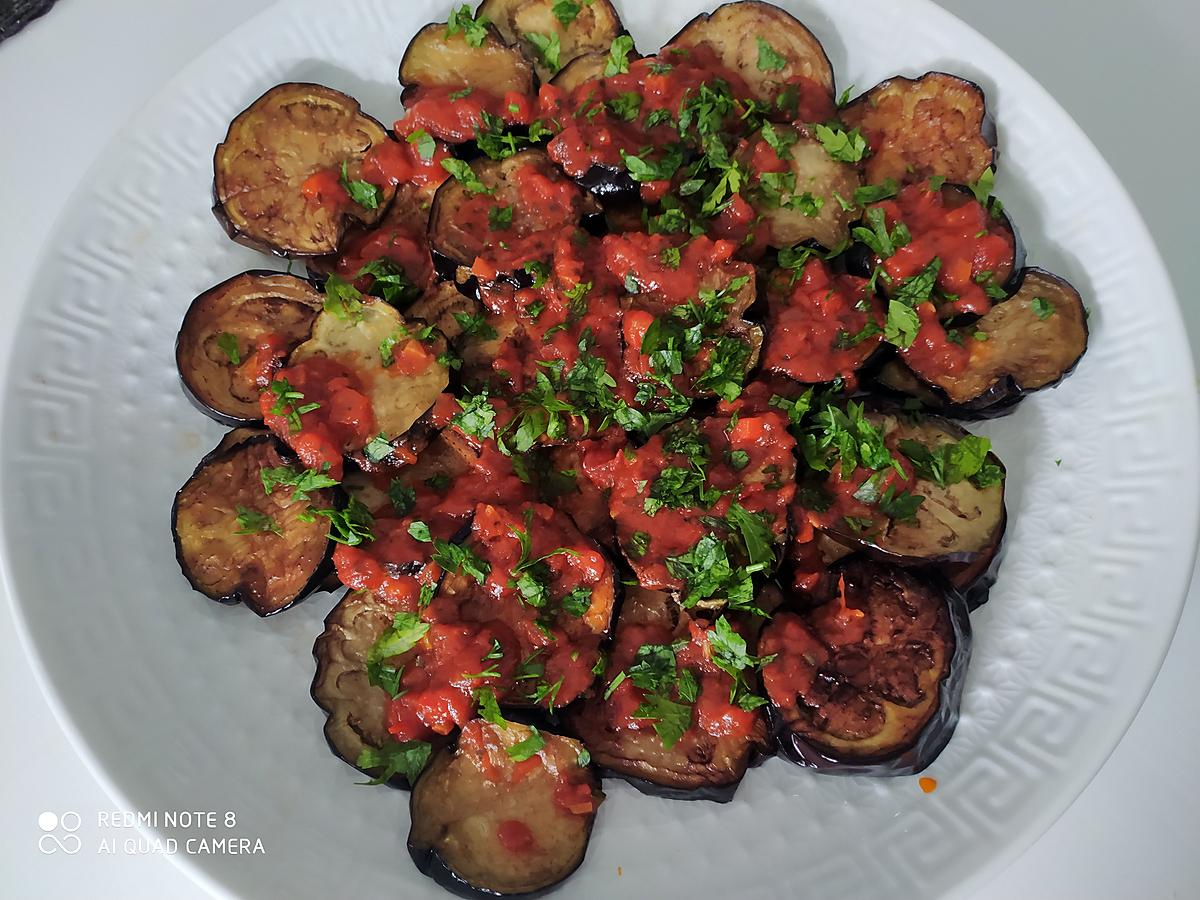 recette Aubergine a la sauce tomate