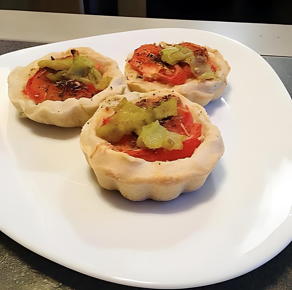 recette Tartelettes à la tomate