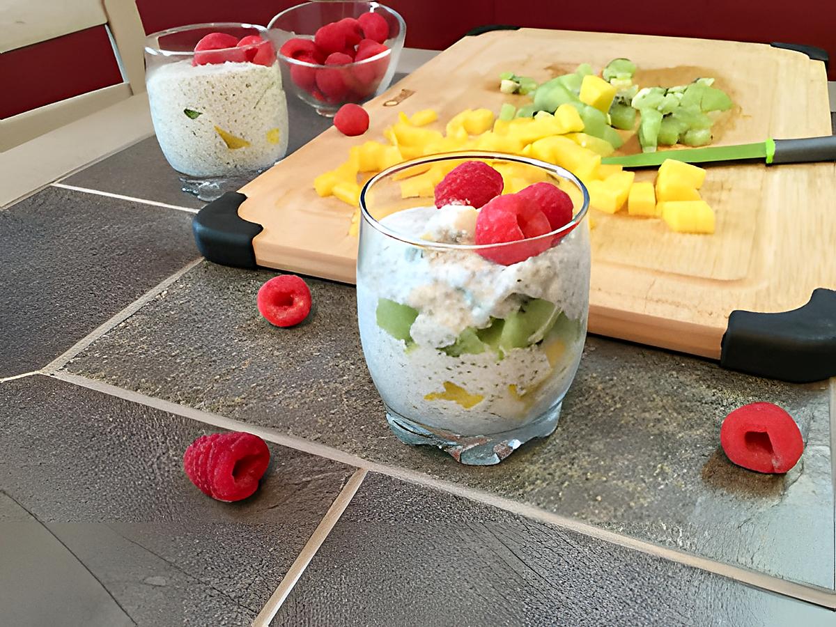 recette pouding au chia et fruits