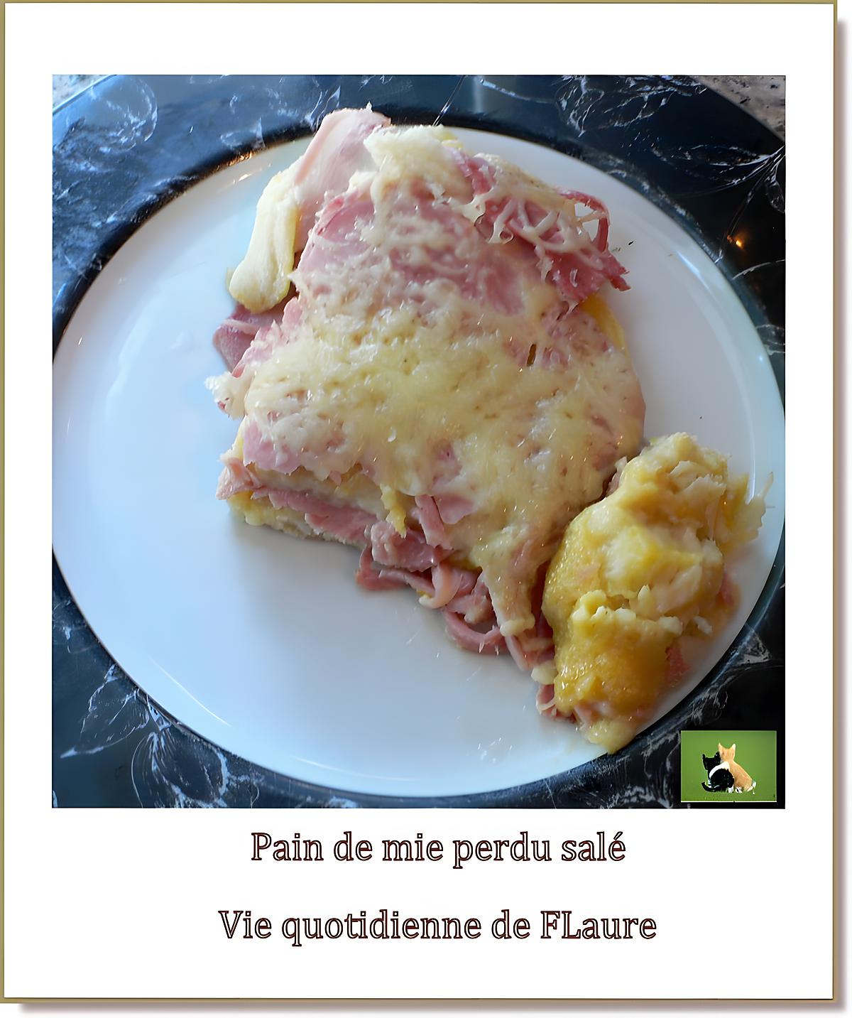 Recette de Pain de mie perdu salé