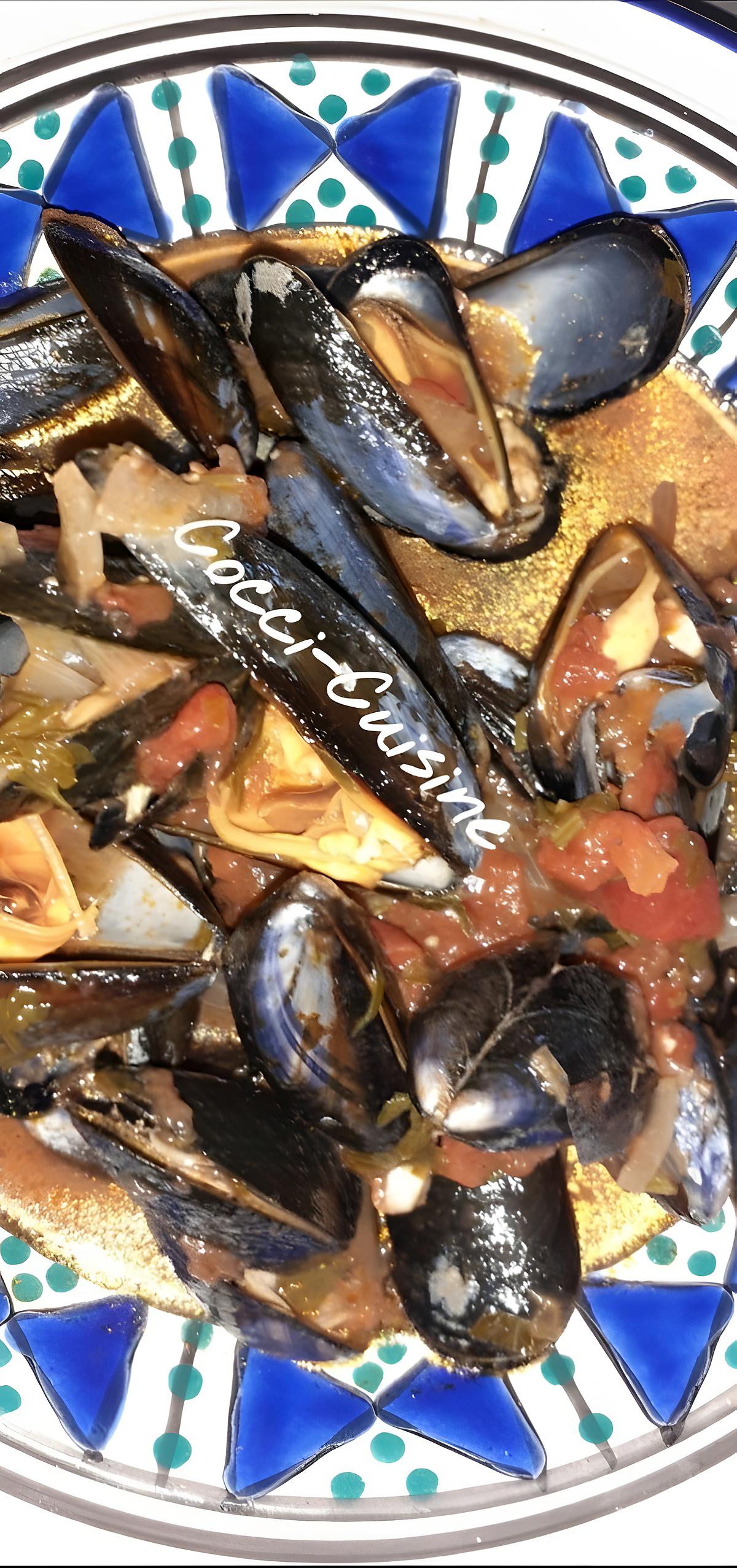 recette Moules fruitée sésame et coriandre