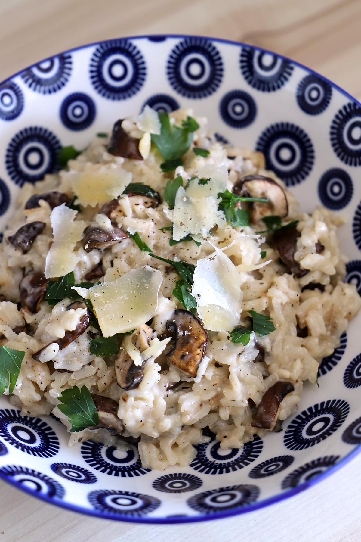 recette Risotto de Champignon et au Chaource