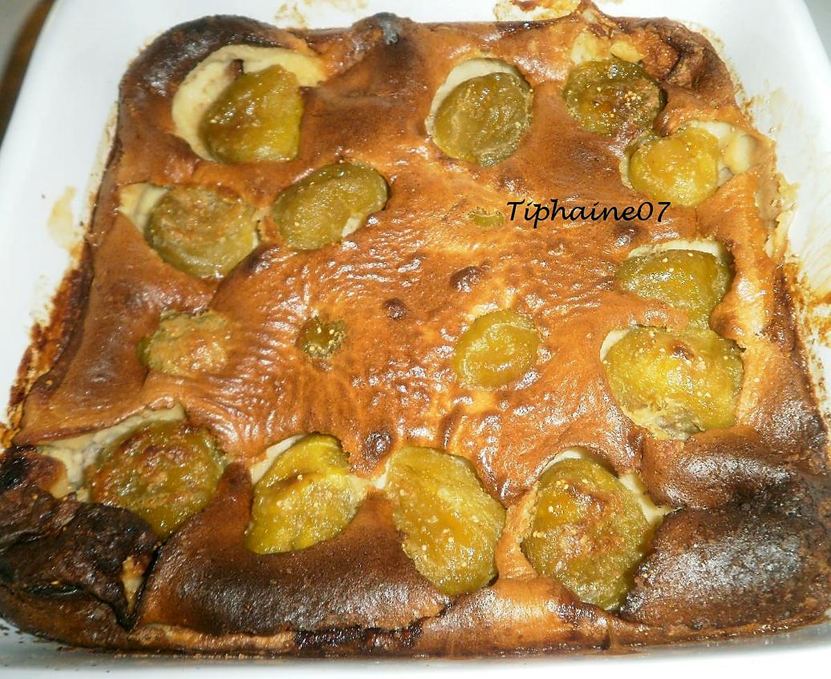 recette Clafoutis à la figue blanche