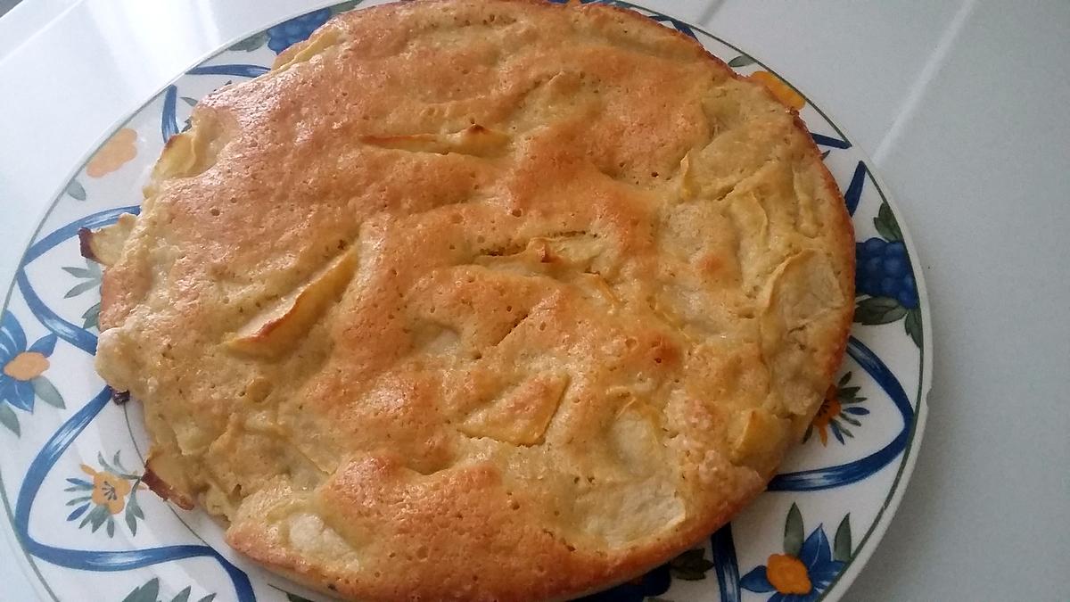 recette Gateau aux pommes sans lait sans beurre