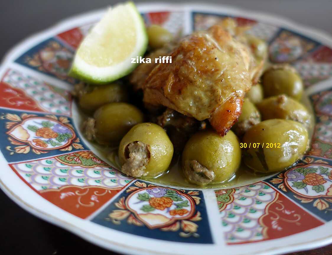 MARKA-MARQUET ZAÏTOUNE-POULET AUX OLIVES FARCIES