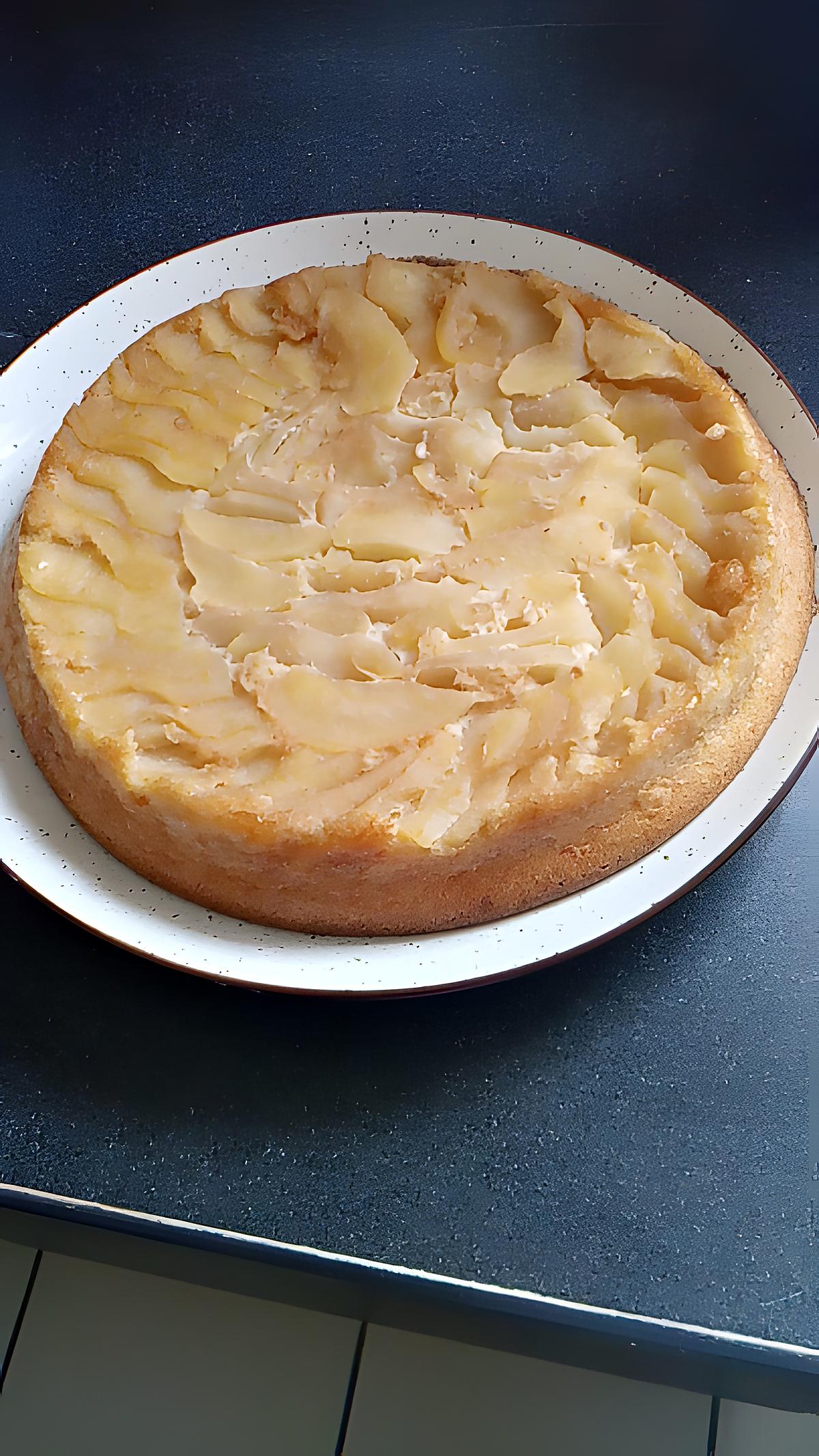 recette flan aux pommes