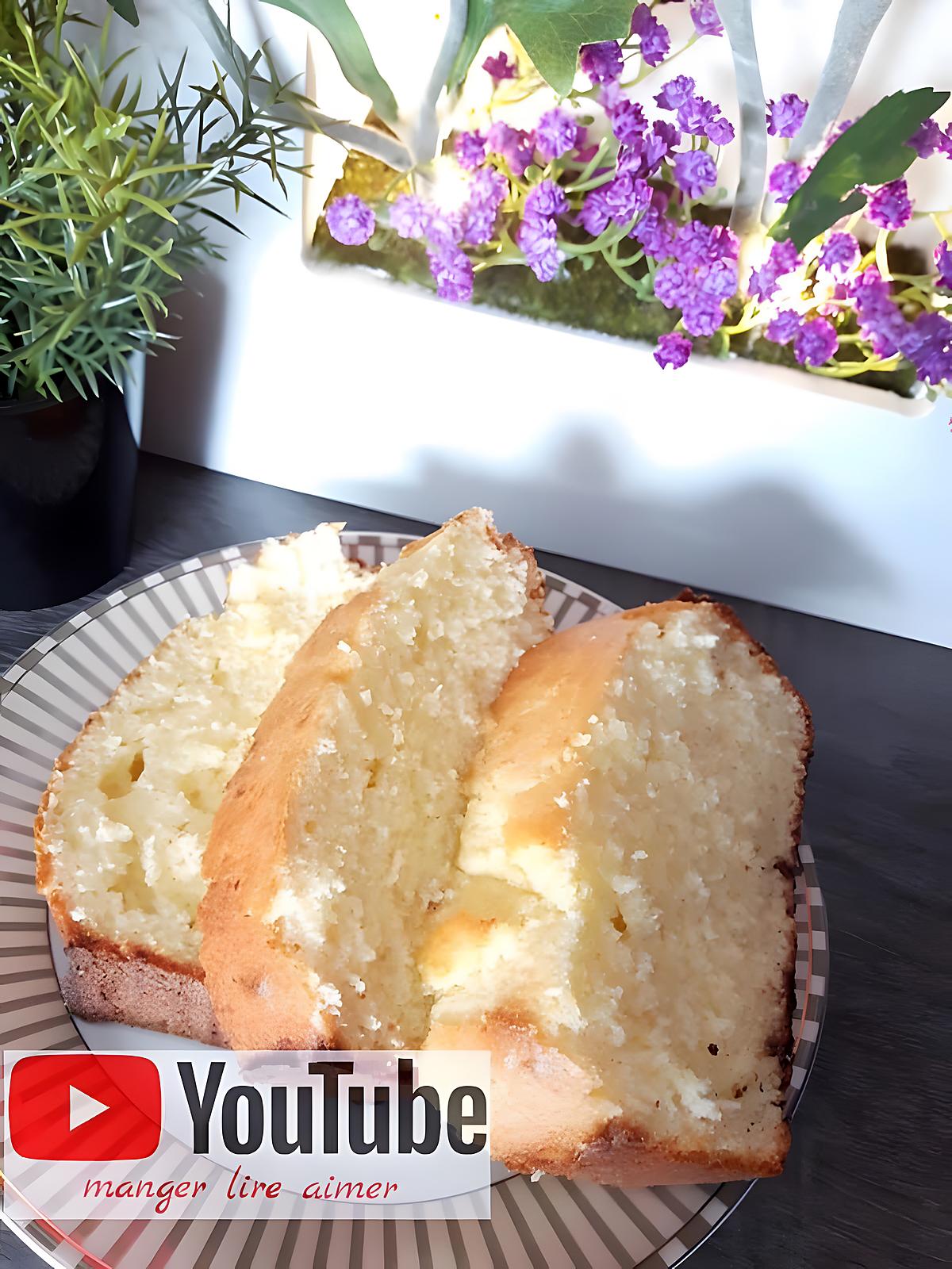 recette Cake citron et noix de coco