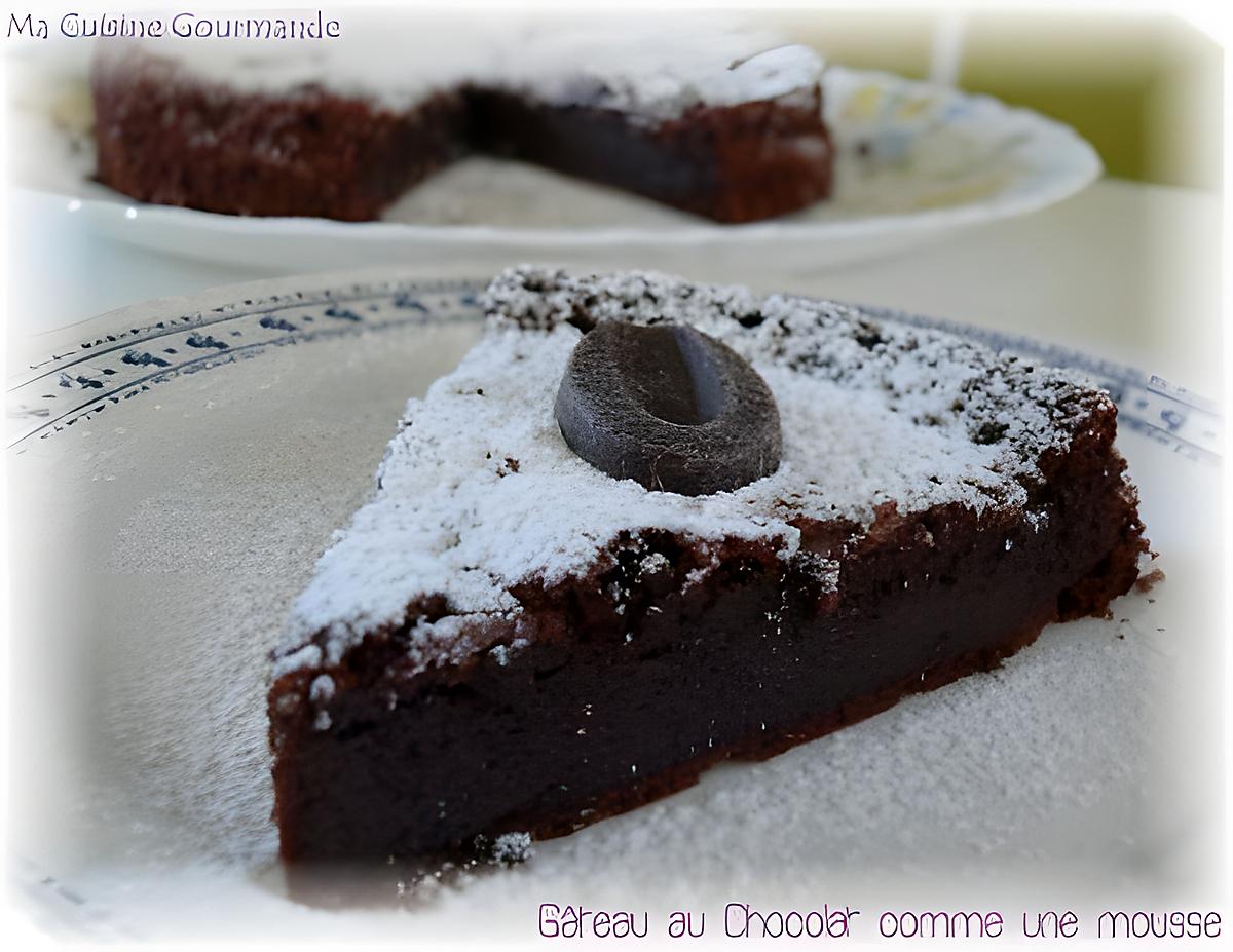 recette Gâteau au chocolat comme une mousse