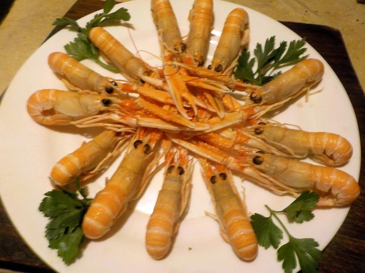 recette Langoustines sauce vierge au fenouil