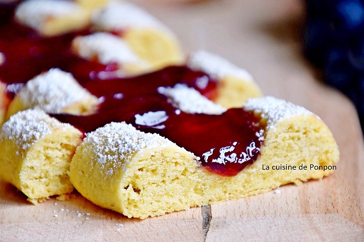 recette Croquets ou biscuits à la confiture ou gâteau rigole