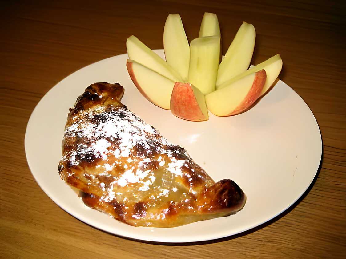 Recette de Chaussons aux pommes et à la cannelle (pâte brisée) Recette de Chaussons aux pommes et à la cannelle (pâte brisée)