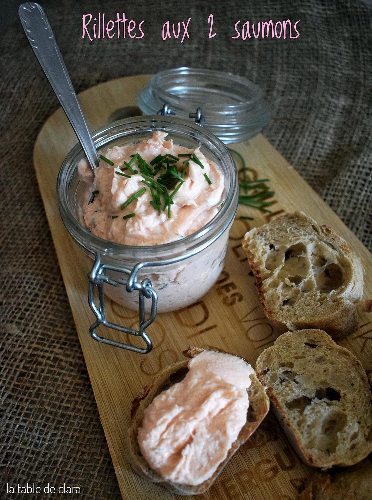 recette Rillettes aux 2 saumons