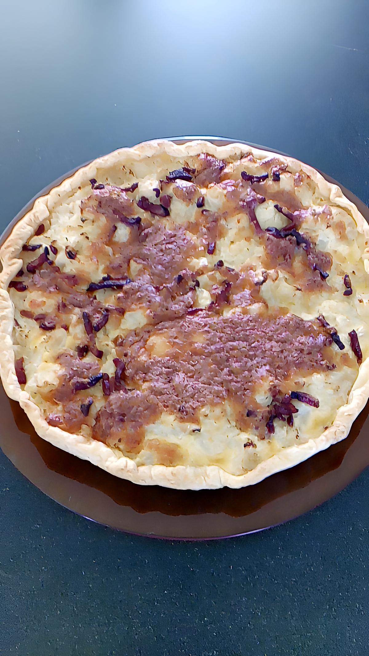 recette quiche aux choux fleur