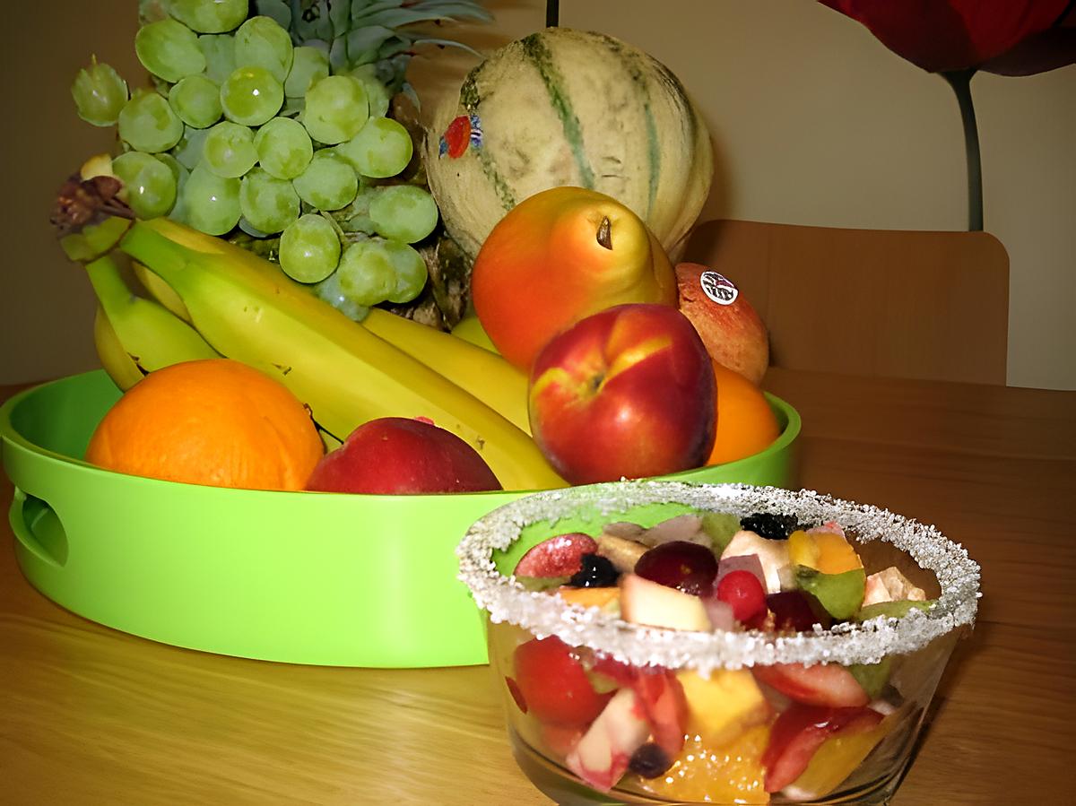 recette Salade d'été ( fruits frais )