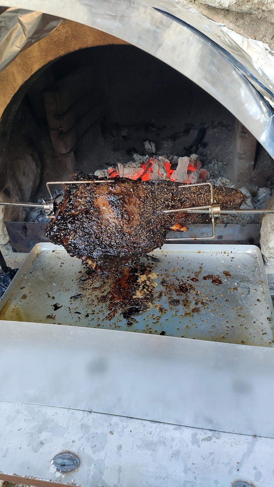 recette Côtelettes de Sanglier à la Broche Extérieure