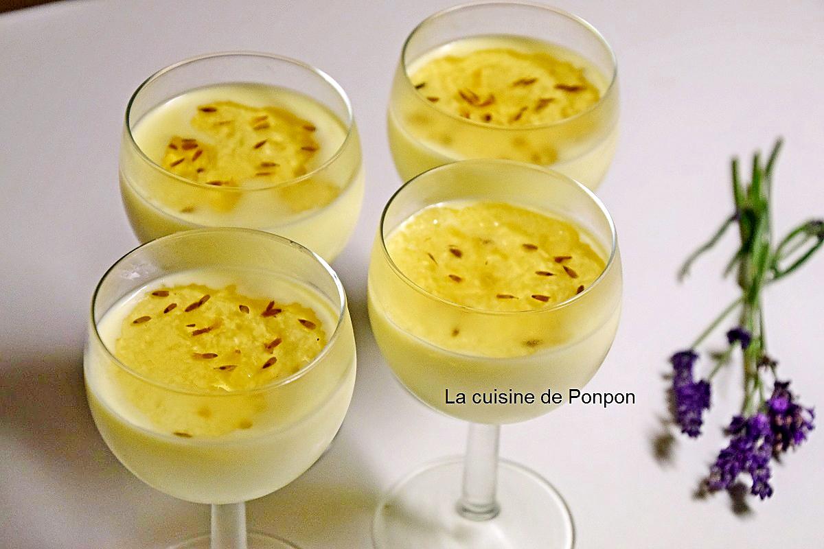 recette Panna cotta à la lavande