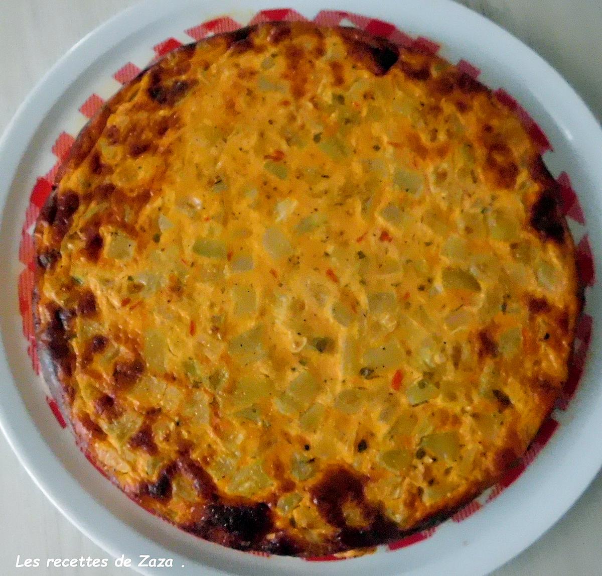 recette Flan de courgettes du jardin à ma façon