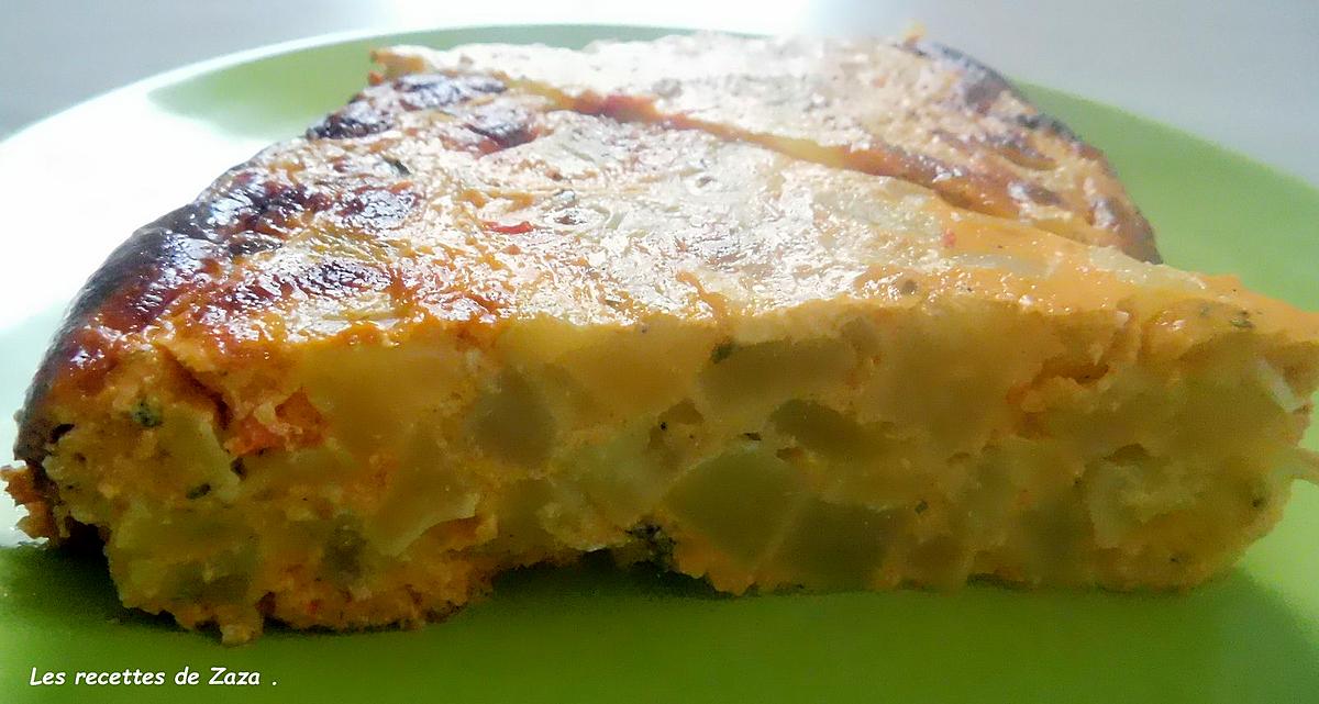 recette Flan de courgettes du jardin à ma façon