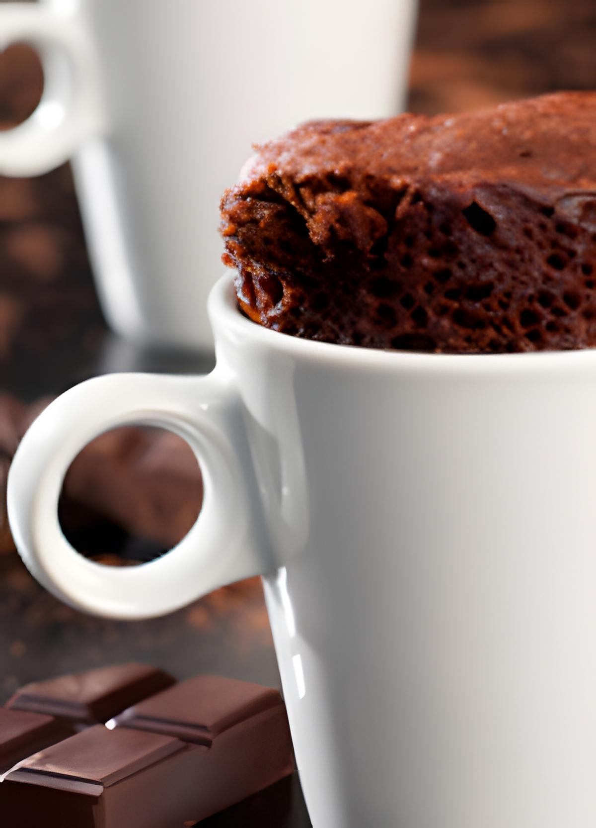 recette Mug cake au chocolat ( étudiant )