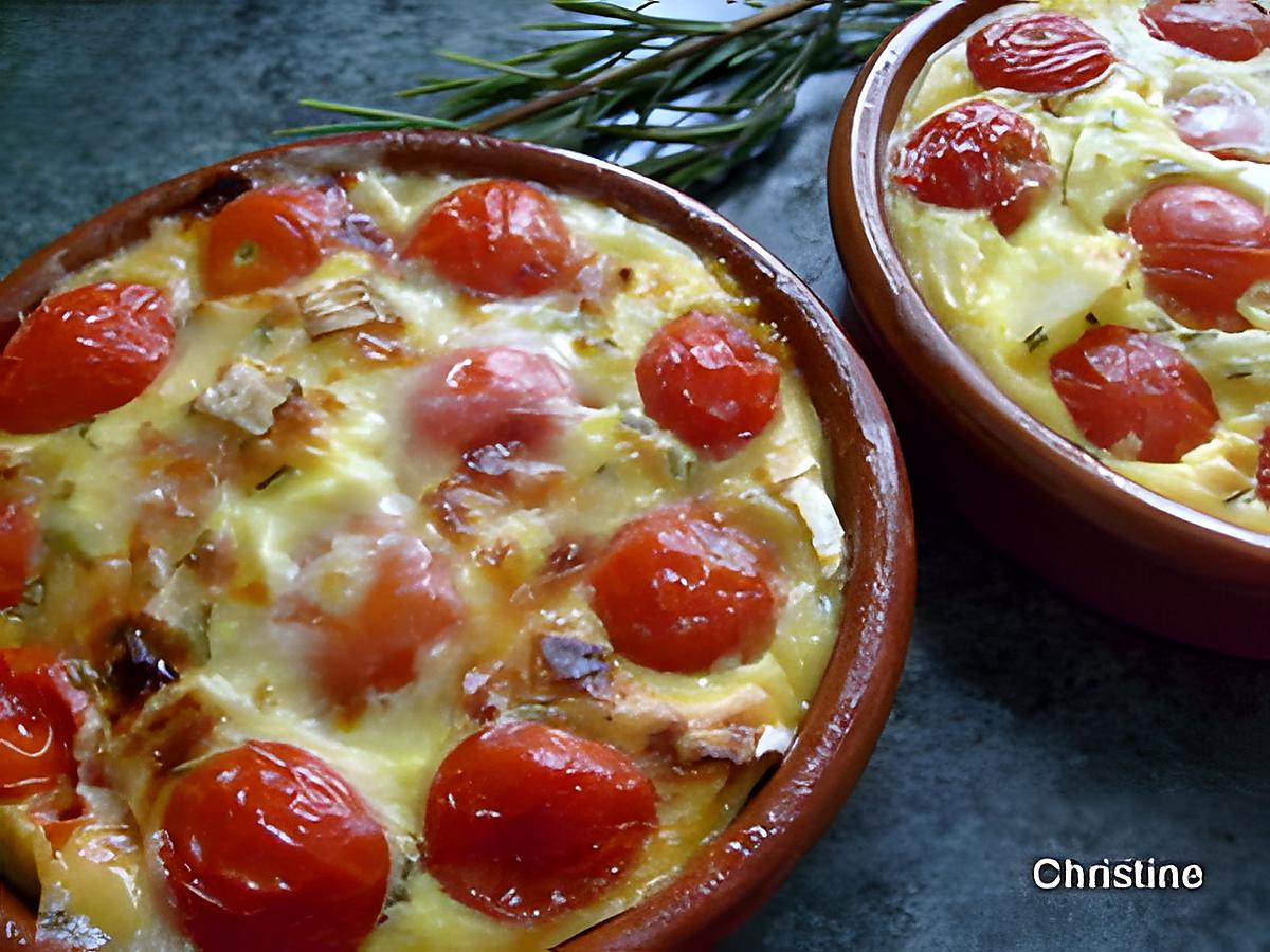 recette Flan aux Tomates Cerises et Romarin