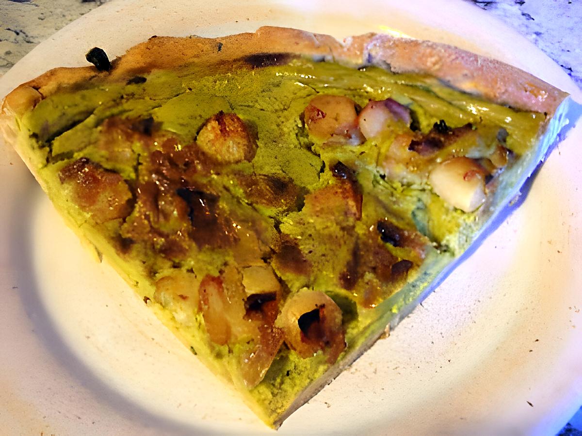 recette Tarte de Noix de St Jacques & Avocat