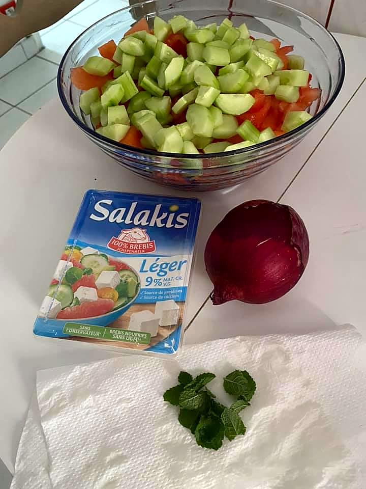 recette SALADE DE PASTÈQUE ET DE FETA