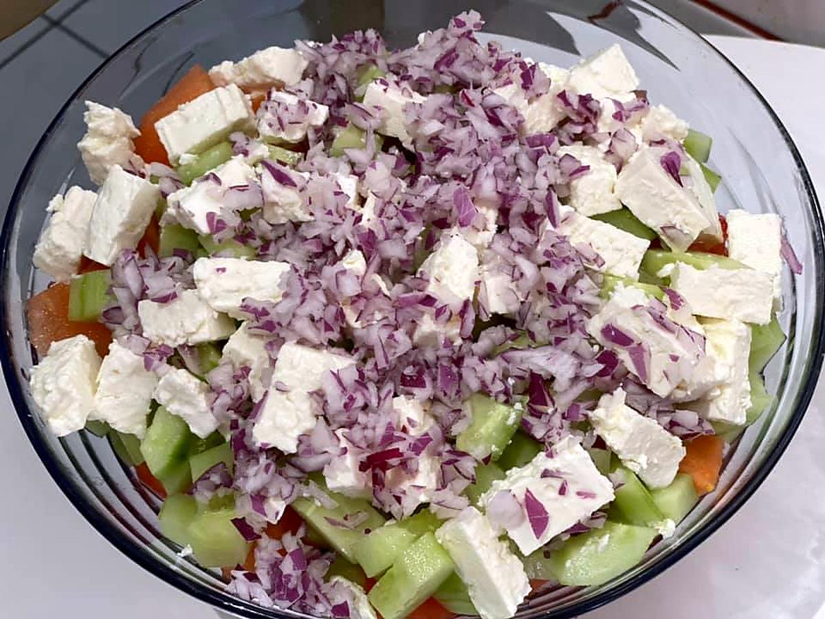 recette SALADE DE PASTÈQUE ET DE FETA