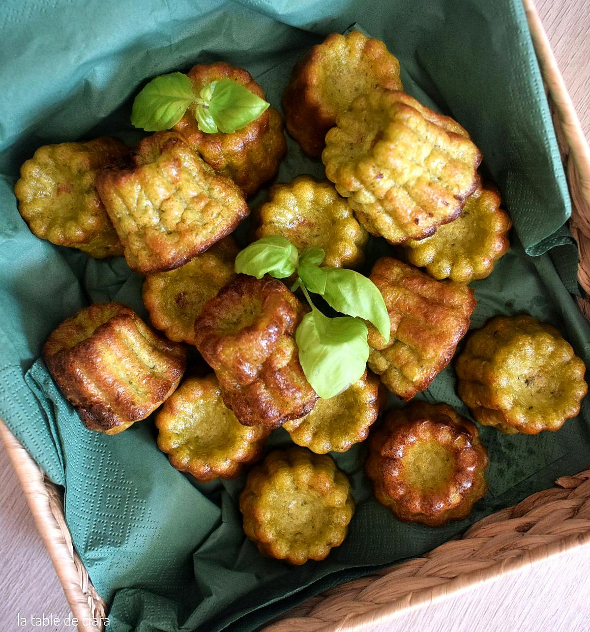 recette Cannelés au Pesto