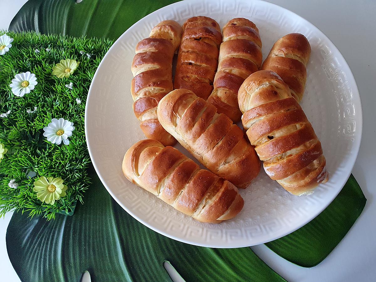 recette PETITE BRIOCHE FARCIE AU POULET