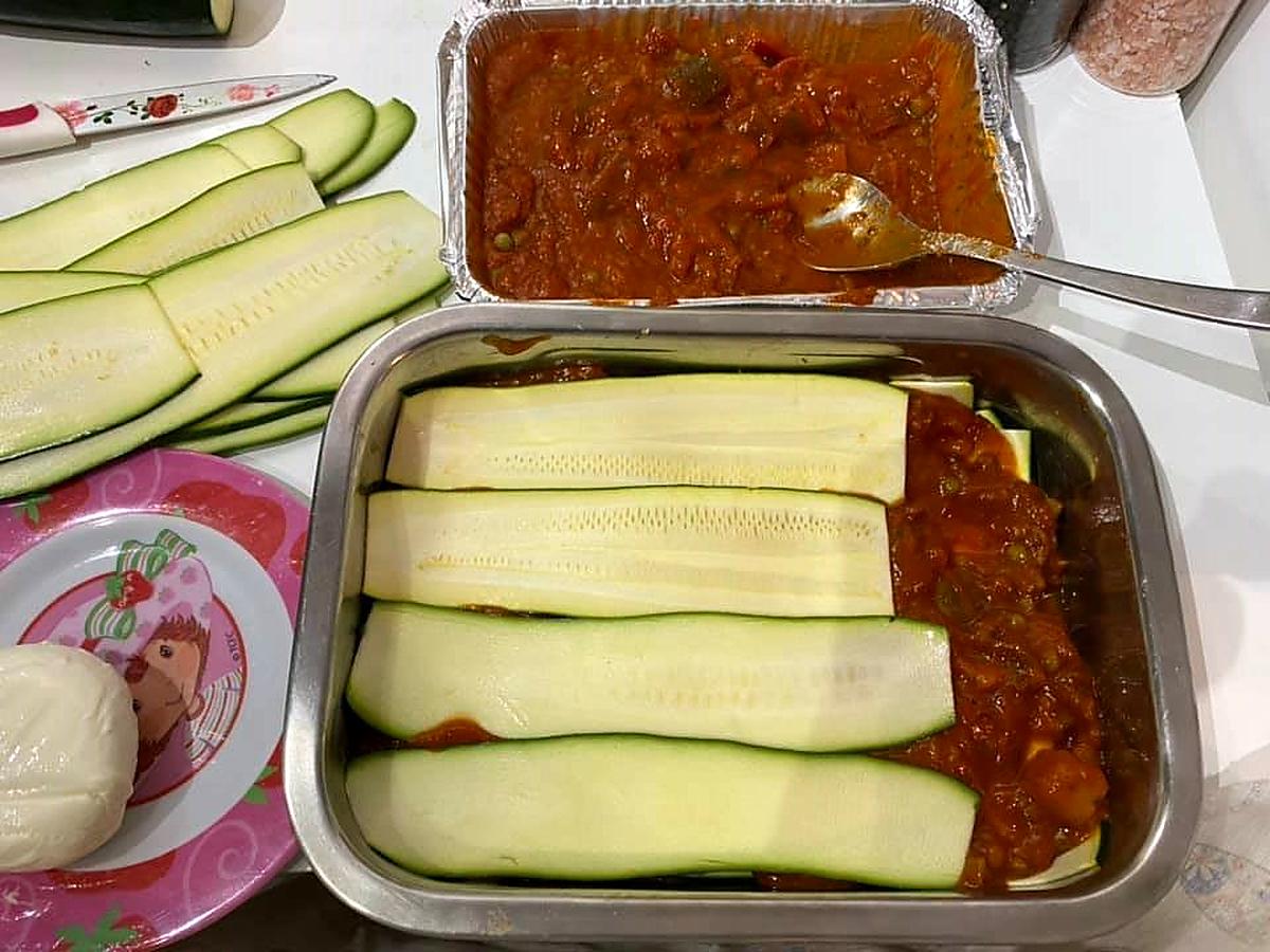 recette LASAGNES DE COURGETTES