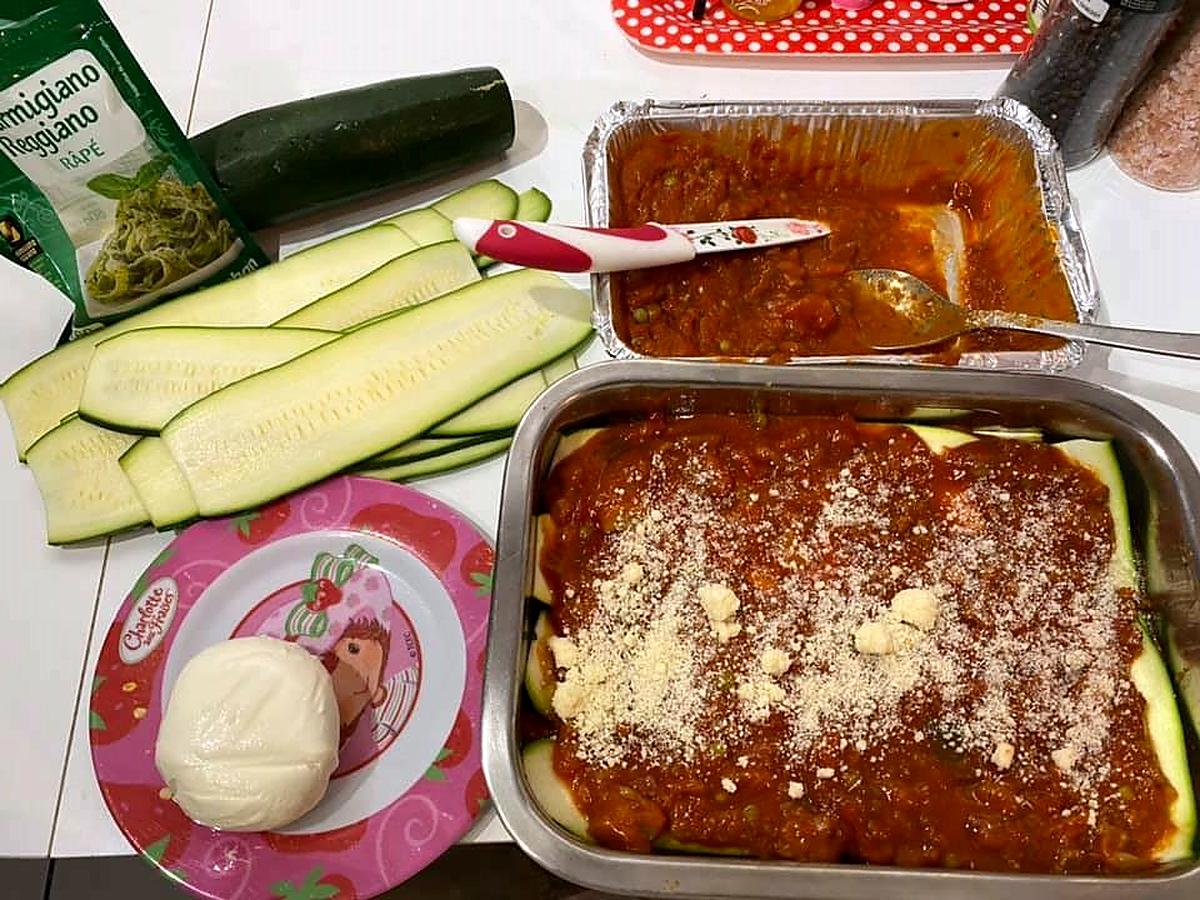 recette LASAGNES DE COURGETTES