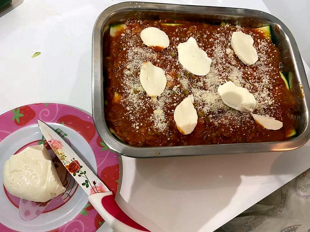 recette LASAGNES DE COURGETTES