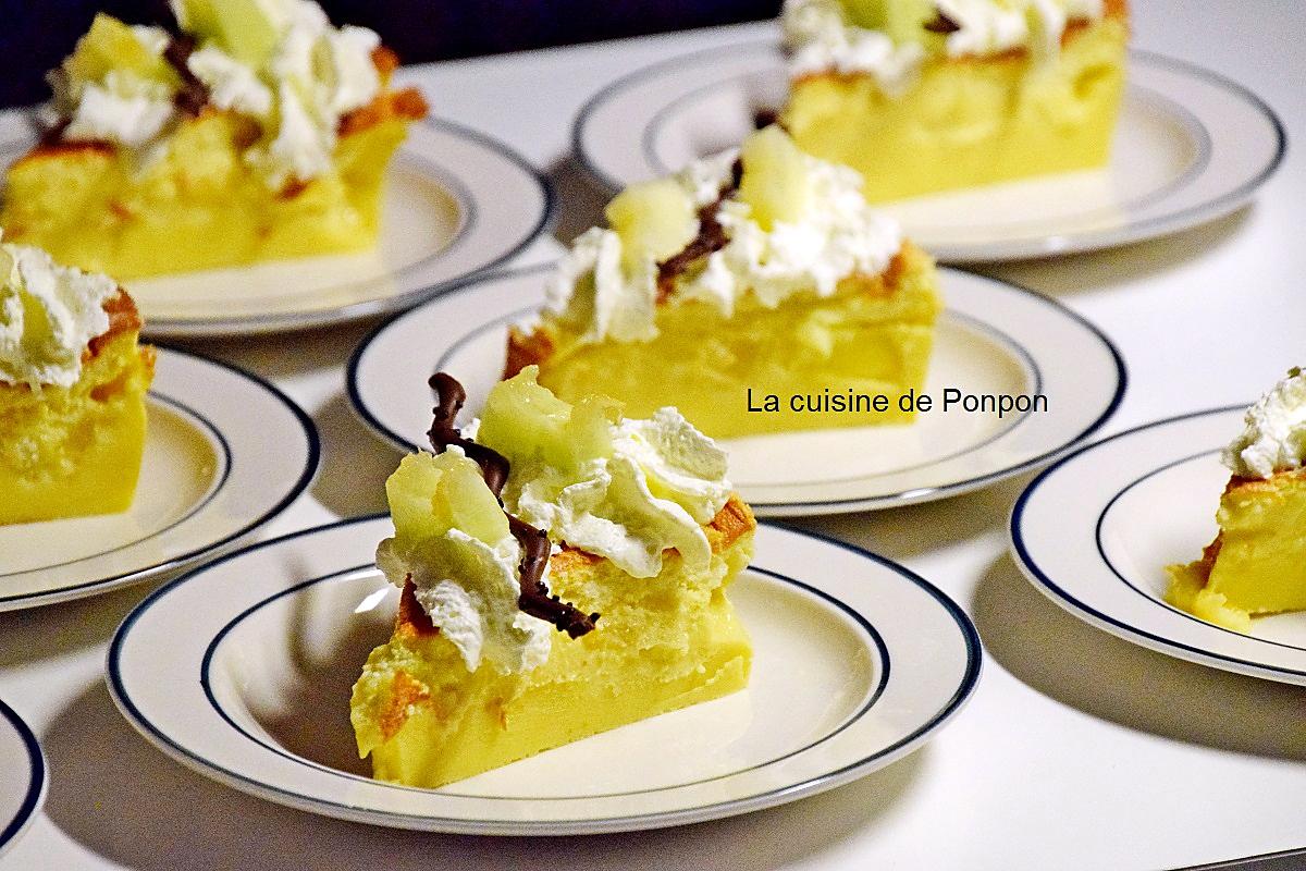 recette Gâteau magique au melon