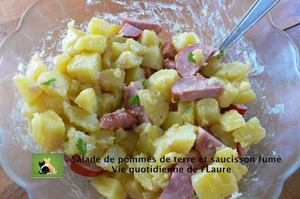 recette Salade de pommes de terre et saucisson fumé