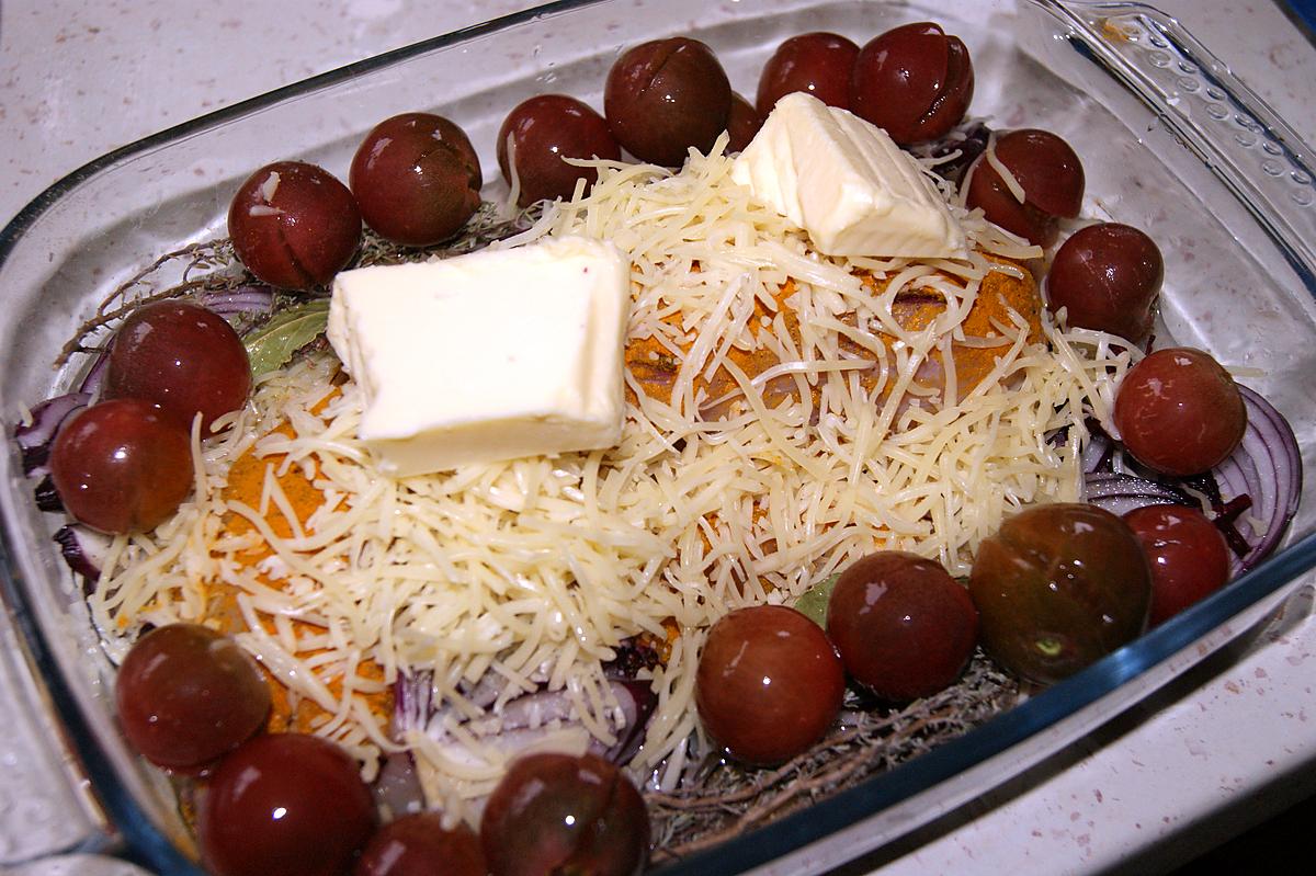 recette Roti de dindonneau fromage tomate