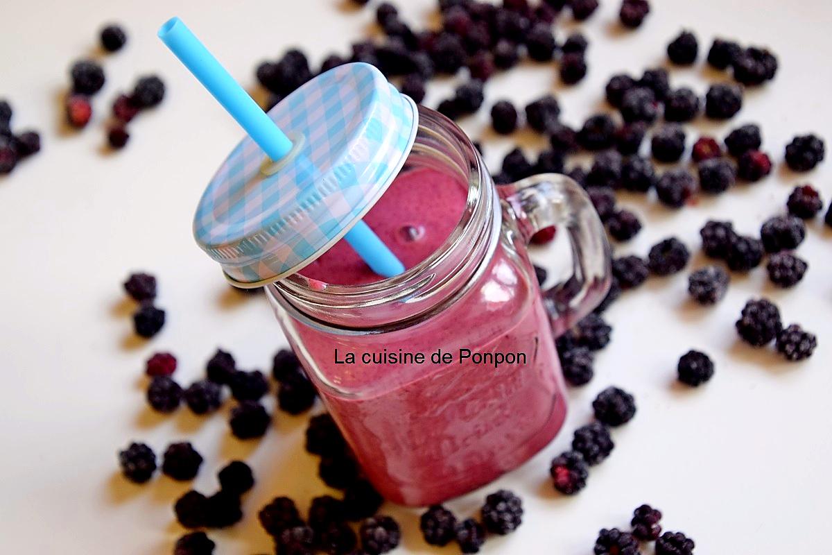 recette Smoothie de mûres, raisin, banane et açaï