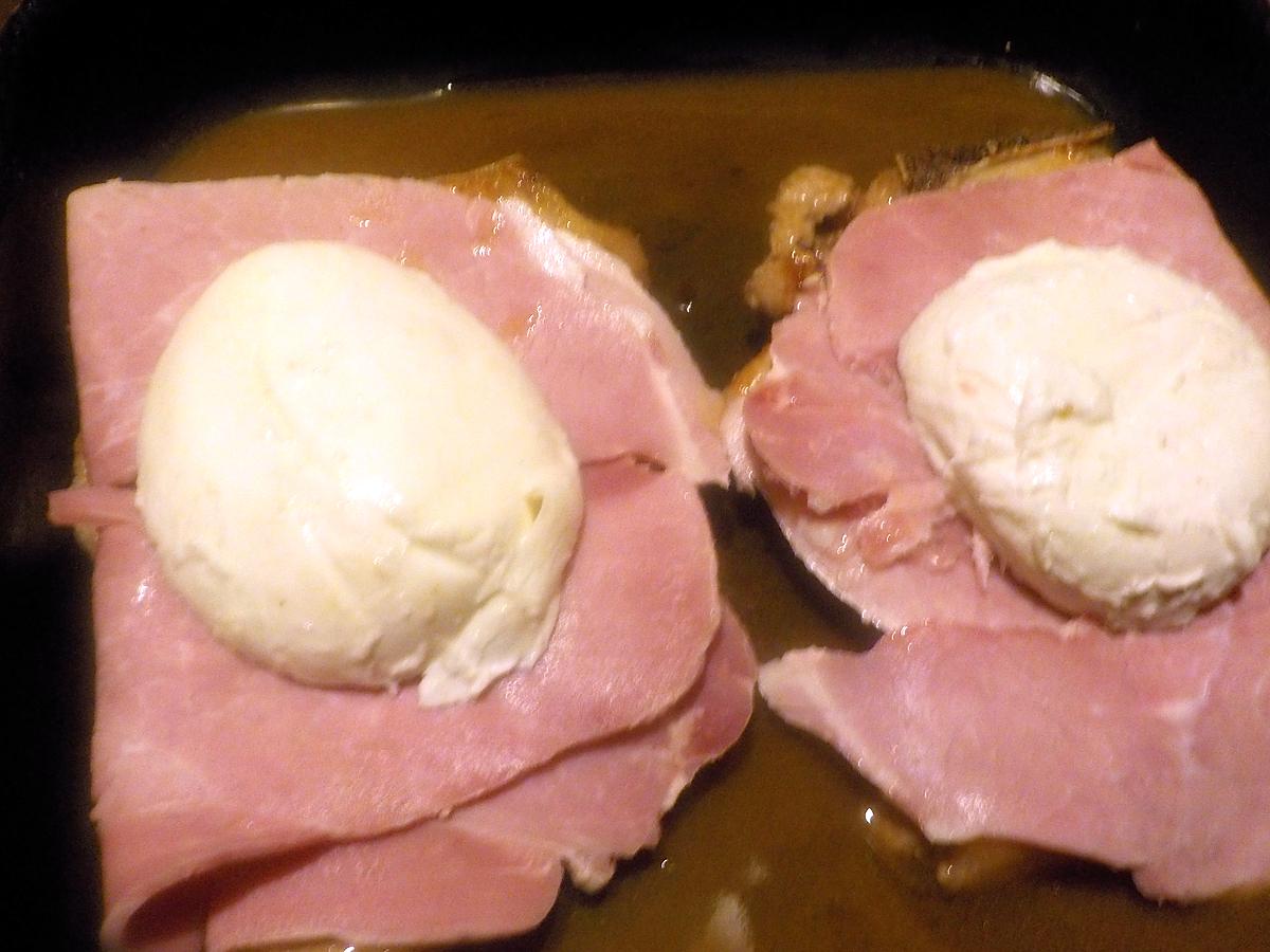 recette Cotes de veau au jambon a l os et mozzarella