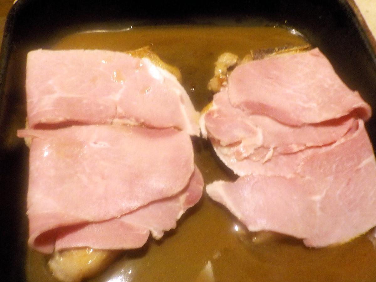 recette Cotes de veau au jambon a l os et mozzarella