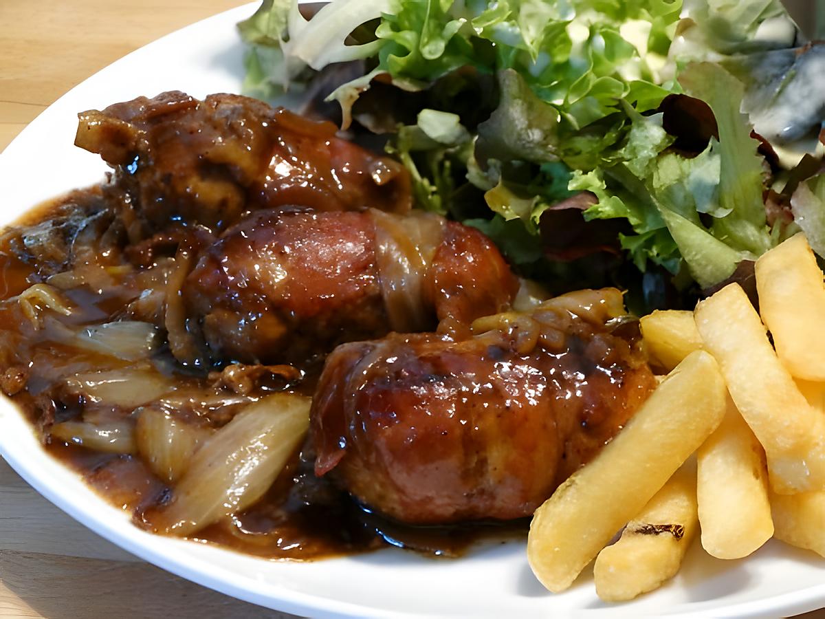 recette Boulettes de Veau Lardées aux Chicons (Endives) à la Liégeoise