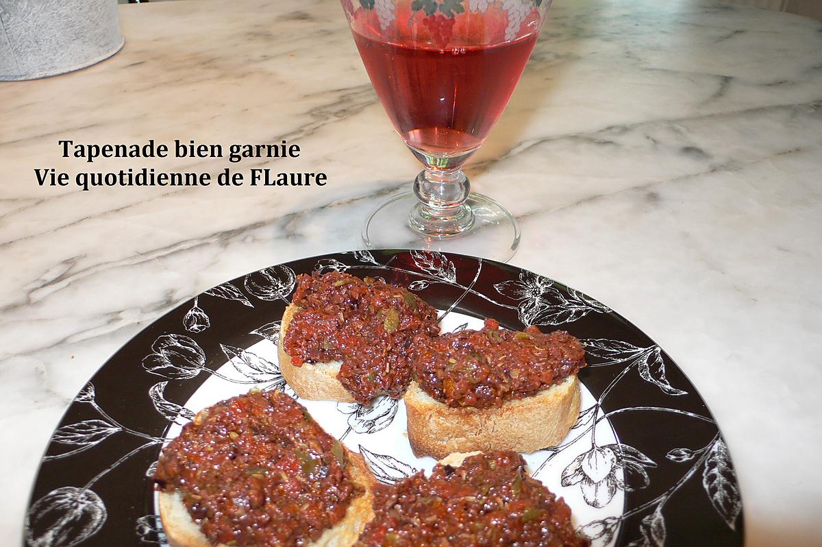 recette Tapenade bien garnie