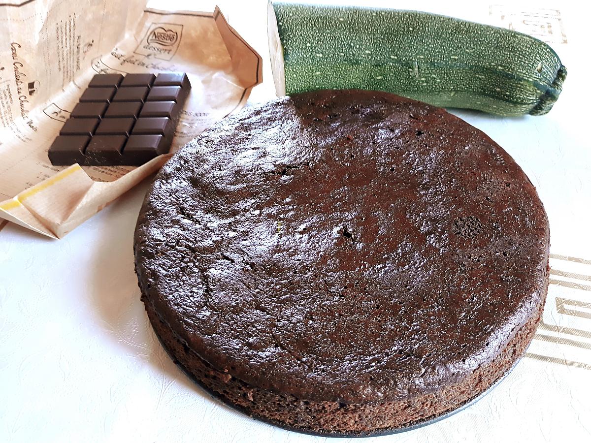 recette Gâteau au chocolat et courgette