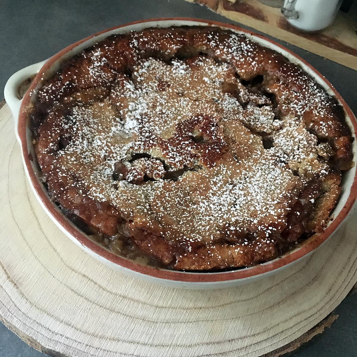 recette Tourte aux pommes et aux noix