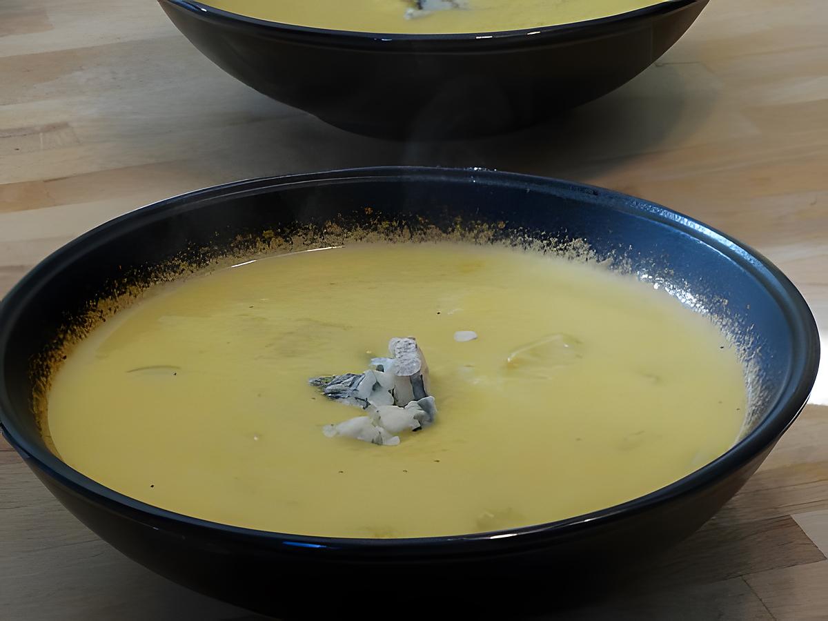 recette Soupe de Poireaux-Carottes au Roquefort