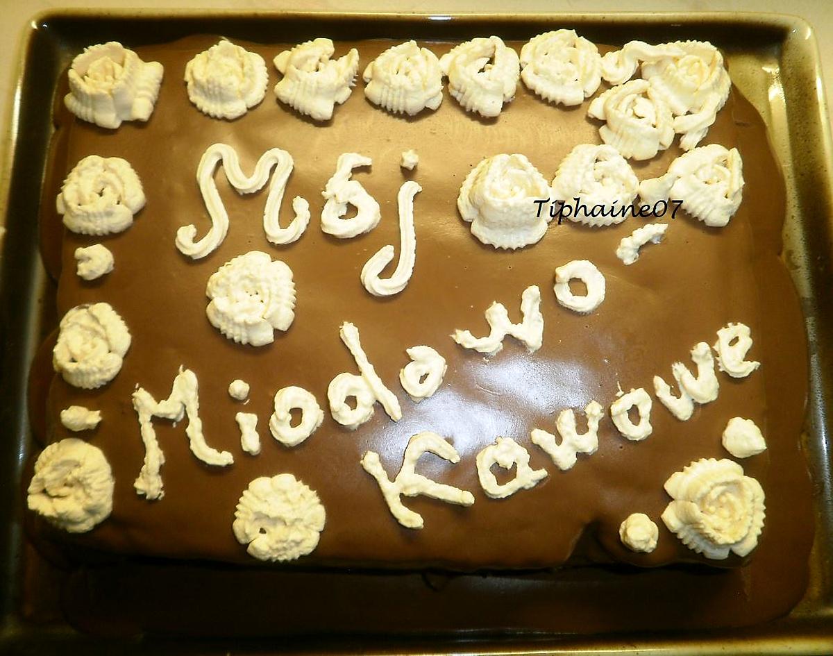 recette Gâteau Miodowo-Kawowe