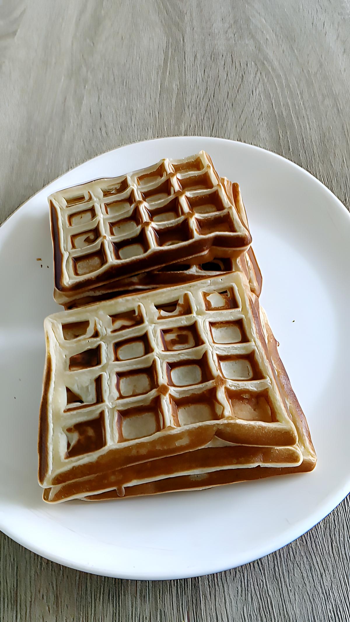 recette gaufre saveur noisette