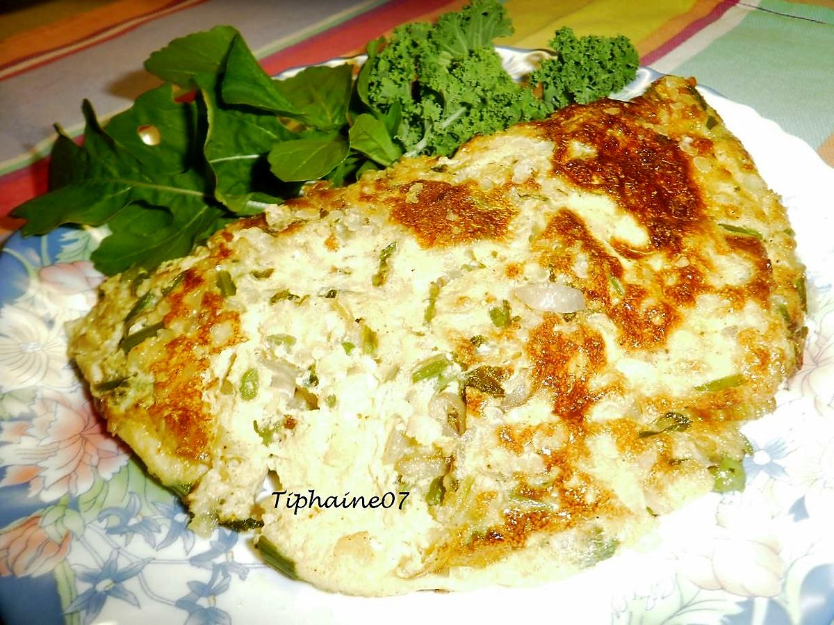 recette Omelette complète aux brèdes chouchou