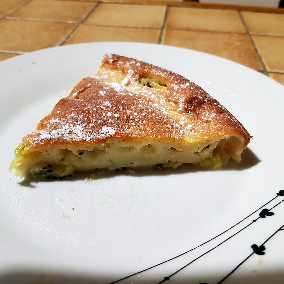 recette Clafouti aux kiwis