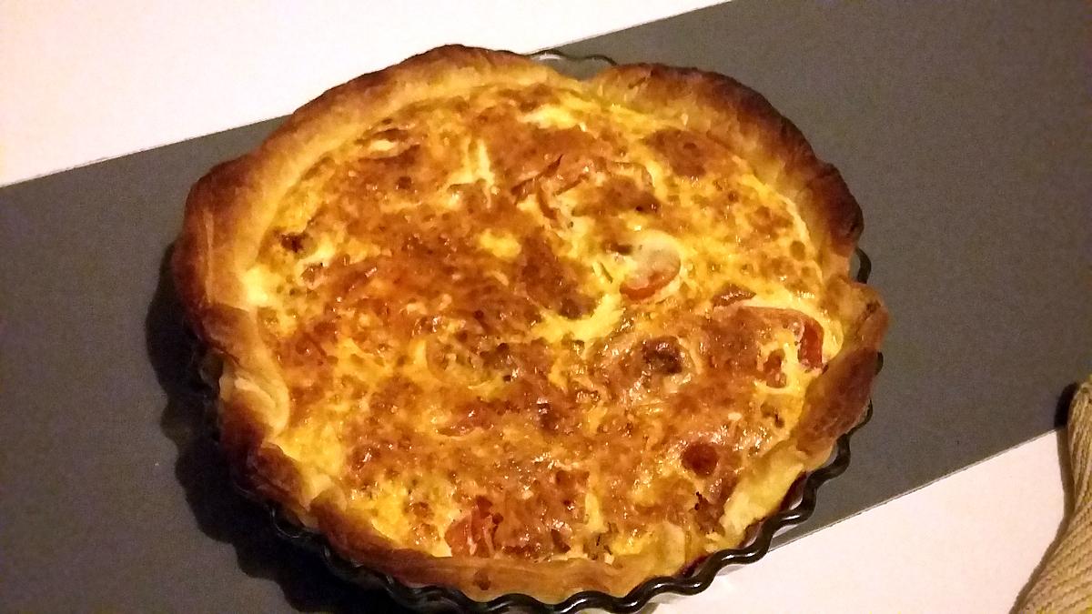 recette Tarte aux thons tomates