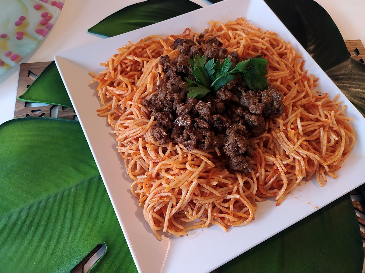 recette Spaghetti bolognaise