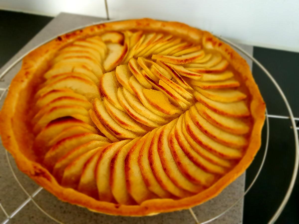 recette Tarte aux pommes  compote maison